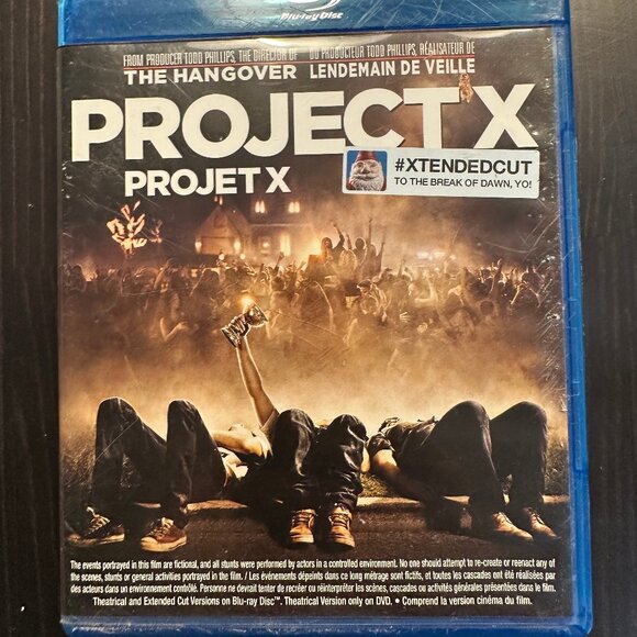 Project X (2012) Blu-ray Movie – Extended Cut + Theatrical Cut | Bilingual - Picture 1 of 3